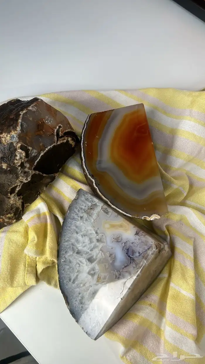 احجار عقيق خام 1