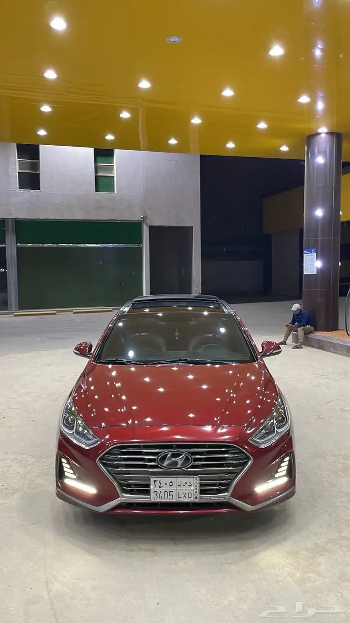 سوناتا مخزنة فل سمارت 2018 بحالة الوكالة ماشاء الله 3