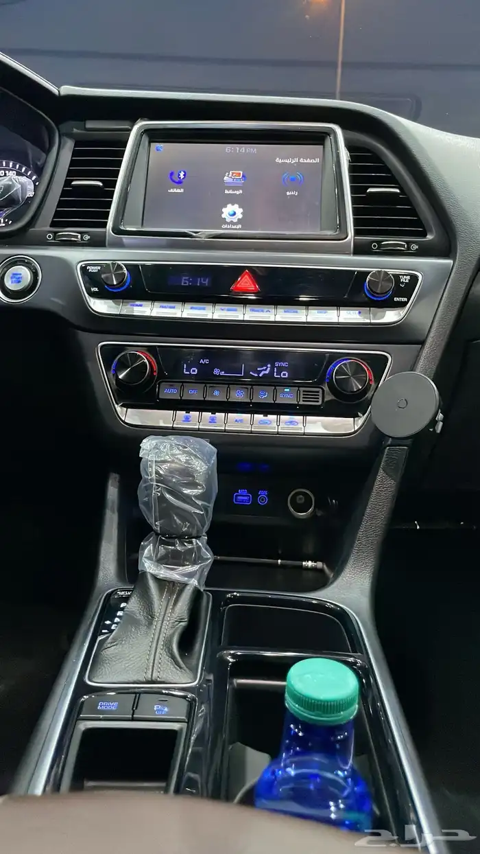 سوناتا مخزنة فل سمارت 2018 بحالة الوكالة ماشاء الله 9