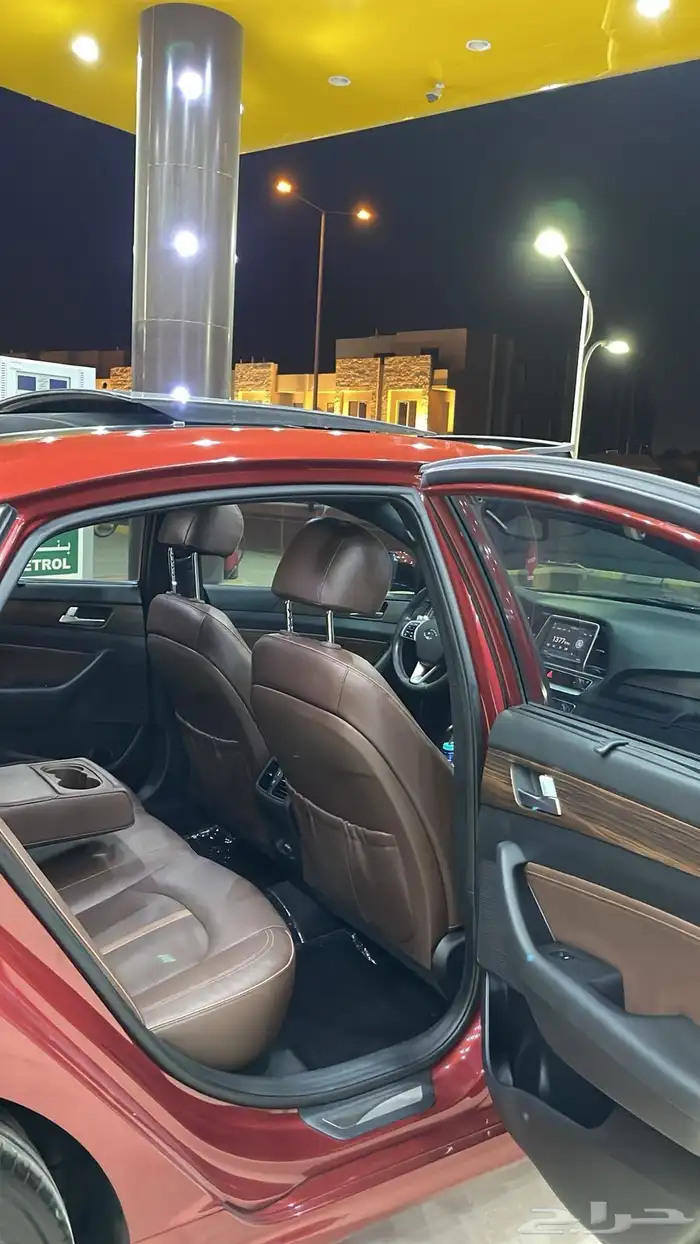 سوناتا مخزنة فل سمارت 2018 بحالة الوكالة ماشاء الله 13