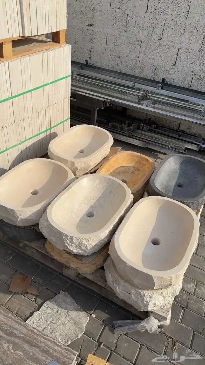 احواض مغاسل حجر طبيعي 2