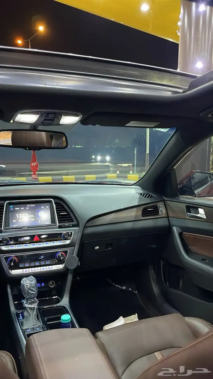 سوناتا مخزنة فل سمارت 2018 بحالة الوكالة ماشاء الله 10