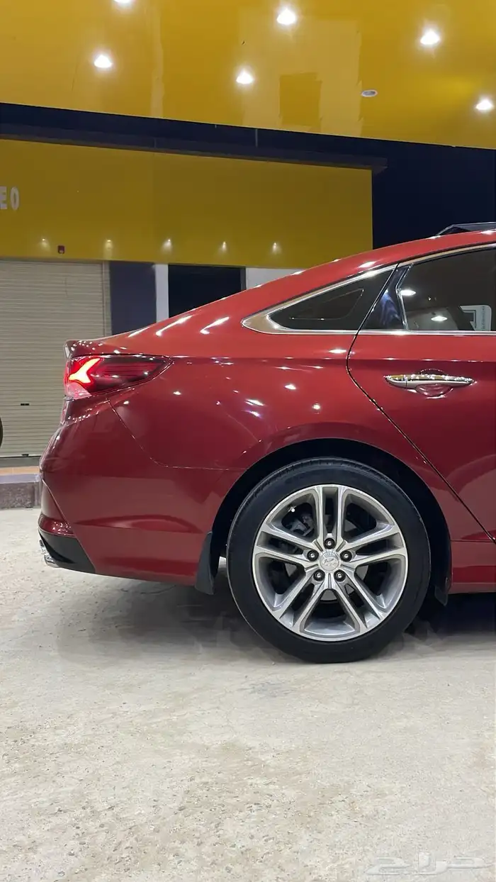 سوناتا مخزنة فل سمارت 2018 بحالة الوكالة ماشاء الله 6