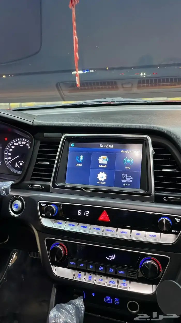 سوناتا مخزنة فل سمارت 2018 بحالة الوكالة ماشاء الله 15