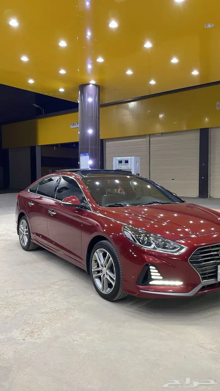 سوناتا مخزنة فل سمارت 2018 بحالة الوكالة ماشاء الله 0