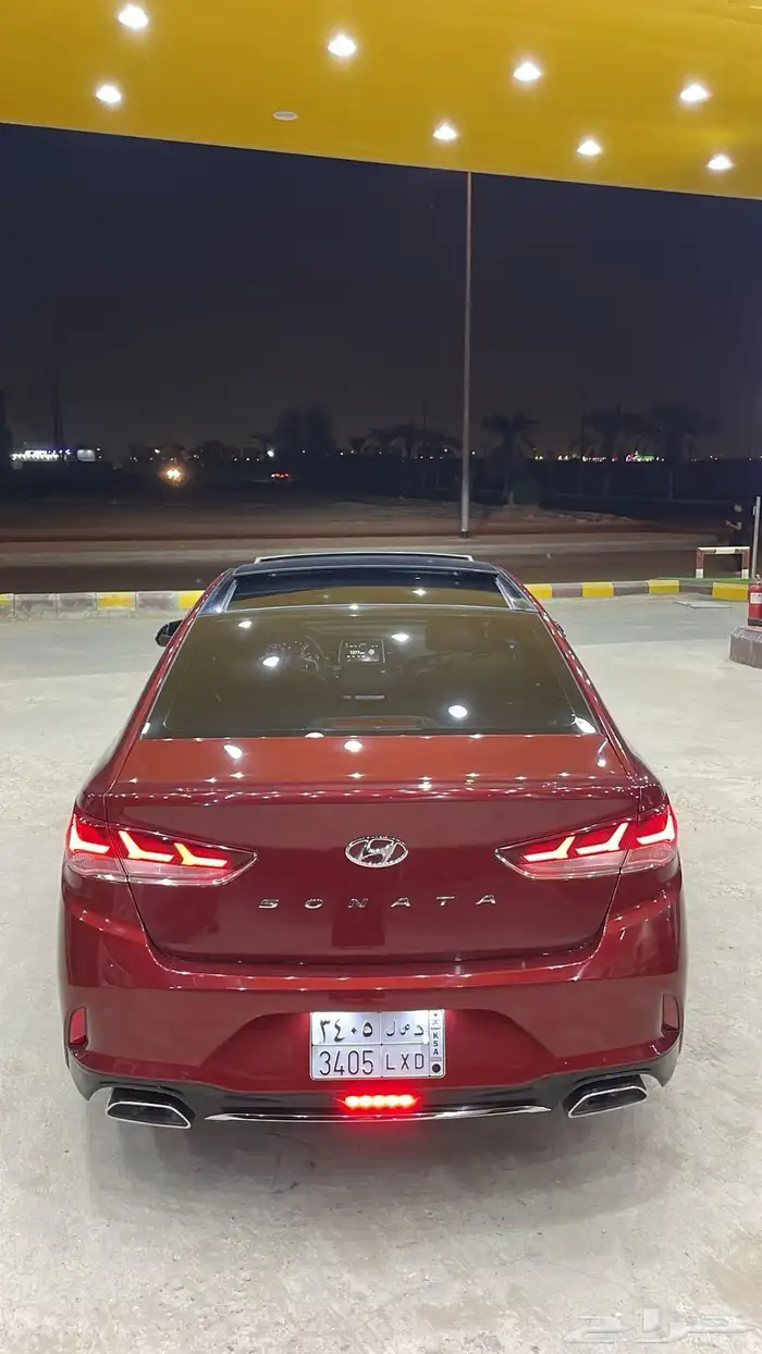 سوناتا مخزنة فل سمارت 2018 بحالة الوكالة ماشاء الله 5