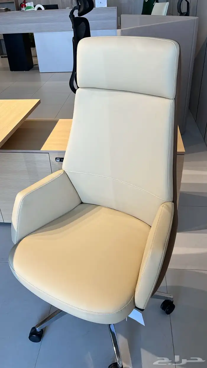 كرسي مكتبي مريح ضهر عالي مسند للراس 8