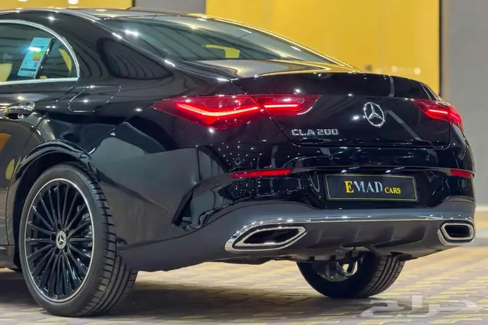 مرسيدس CLA 200 2025 اسود خليجي زيرو 4