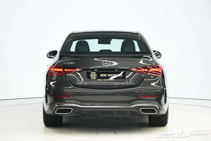 مرسيدس C 200 موديل 2026 أصفار خليجي رمادي غامق جملي 4