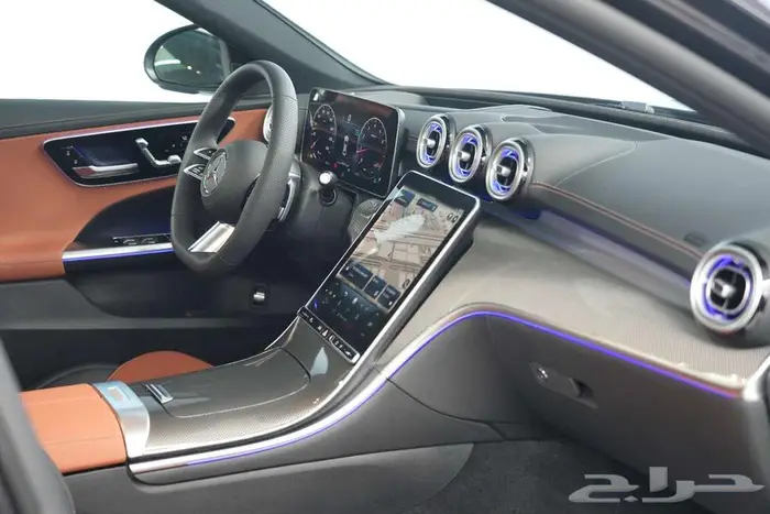 مرسيدس C 200 موديل 2026 أصفار خليجي رمادي غامق جملي 8