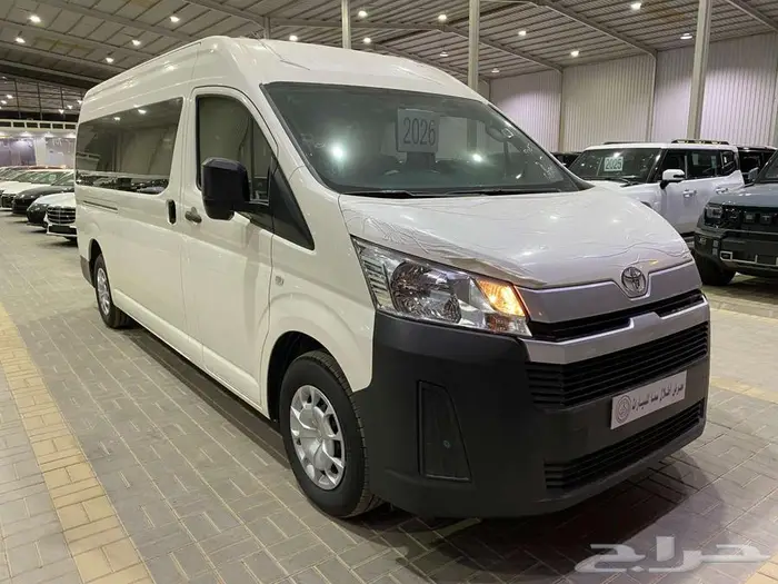 تويوتا باص هايس ركاب سقف عالي 2026 ديزل ابيض جير عادي سعودي 8