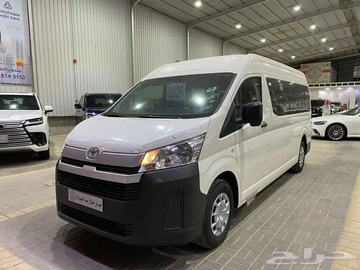 تويوتا باص هايس ركاب سقف عالي 2026 ديزل ابيض جير عادي سعودي 11