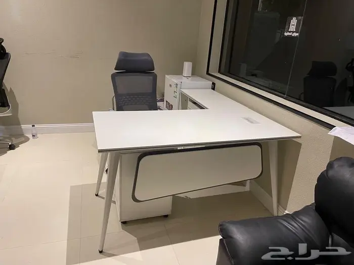 مكتب بارتيشن ثنائي ابيض بارتيشن رباعي ابيض 5