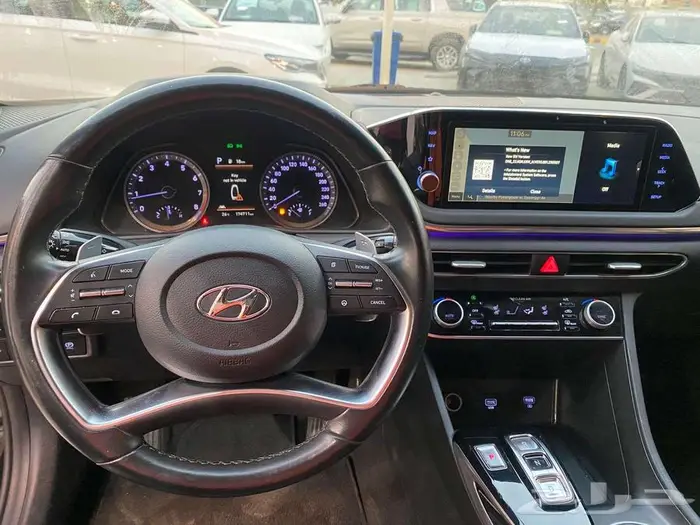 هيونداي سوناتا 2022 تشغيل بصمه دخول ذكي شاشة كاميرا 18