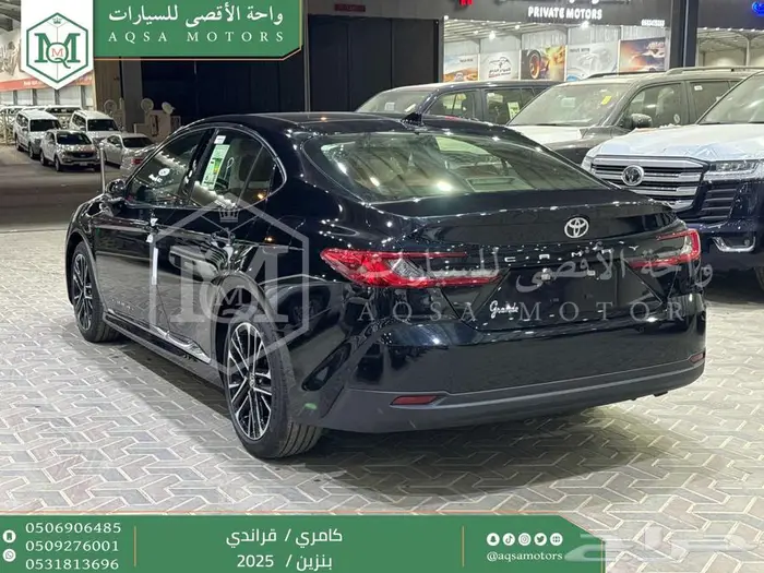 كامري قراندي فل أسود بنزين 2025 كاش و تقسيط بنوك 3