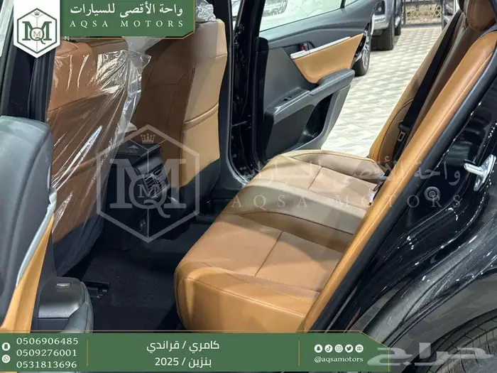 كامري قراندي فل أسود بنزين 2025 كاش و تقسيط بنوك 7