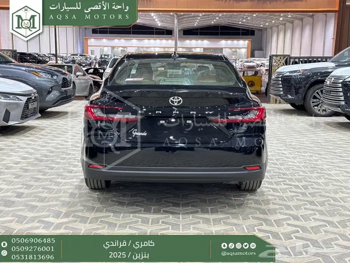 كامري قراندي فل أسود بنزين 2025 كاش و تقسيط بنوك 10