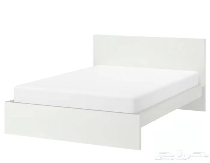 سرير إيكيا نفر ونص شبه جديد ومعاه طوله إيكيا هدية 0