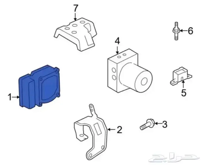 ABS control module ايه بي اس كنترول فورد اكسبيدشن 4