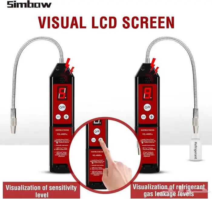 كاشف تسرب غاز التبريد Aprvtio WJL-6000Pro. 10