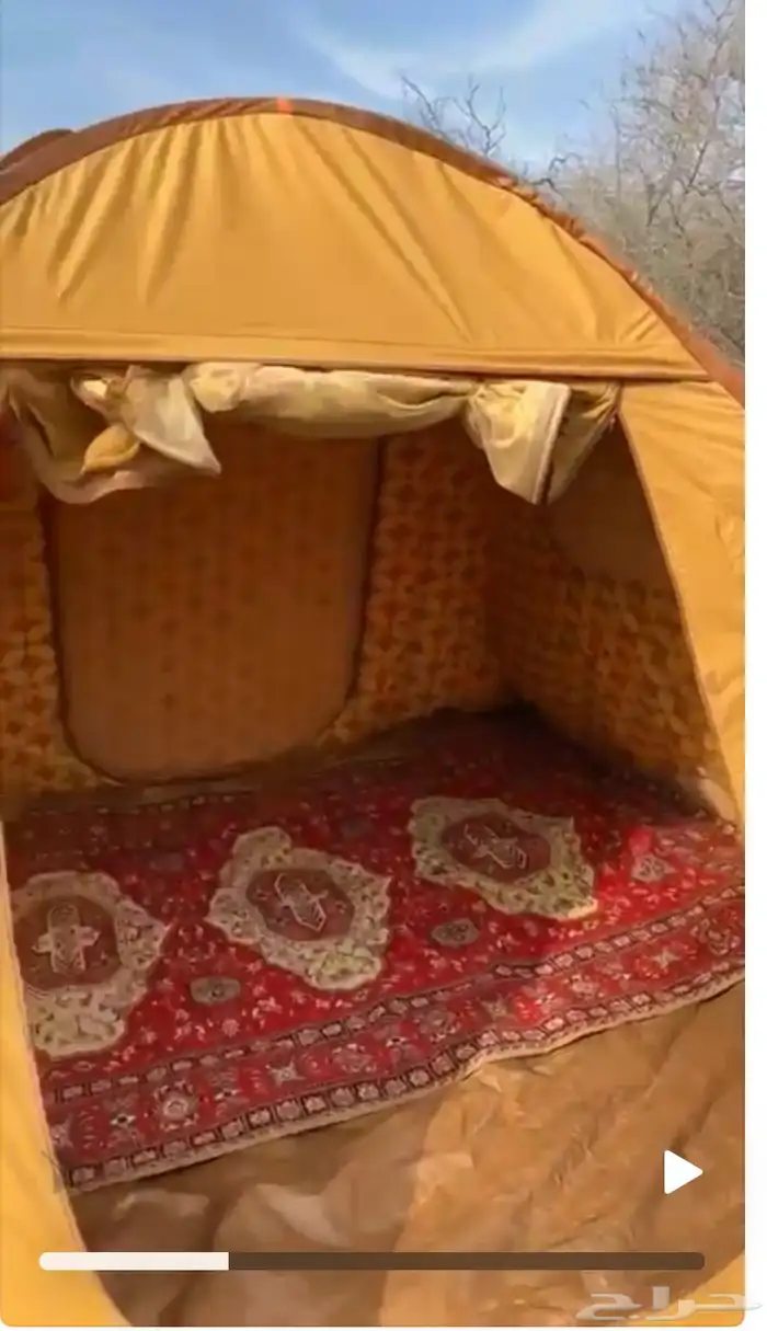 خيمة مبيت جديد الحد 600 0