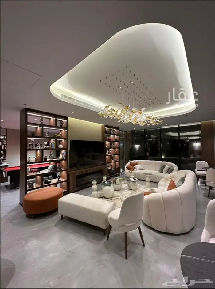 للايجار شقة بحي الرمال (الخنيني) مشروع الرمز غرفتين وصالة 9