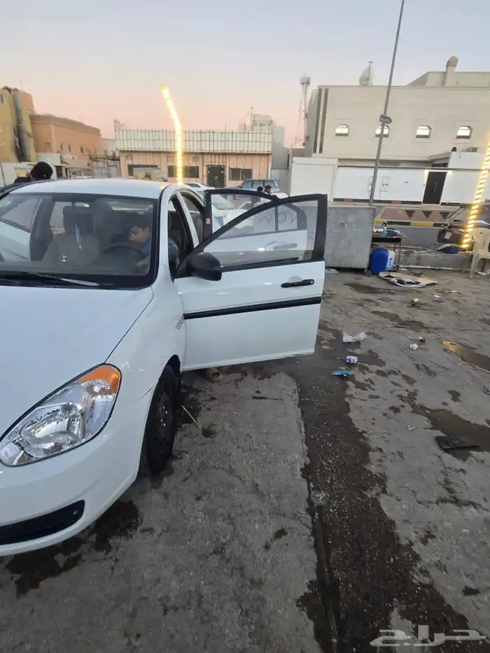 اكسنت موديل 2008مفحوص مجدد مكينه قير شرط 1