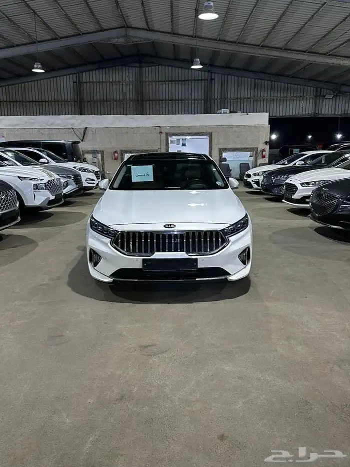 كيا كادينزا ابيض 2021 بنزين بطاقة جمركية وارد كوريا 1