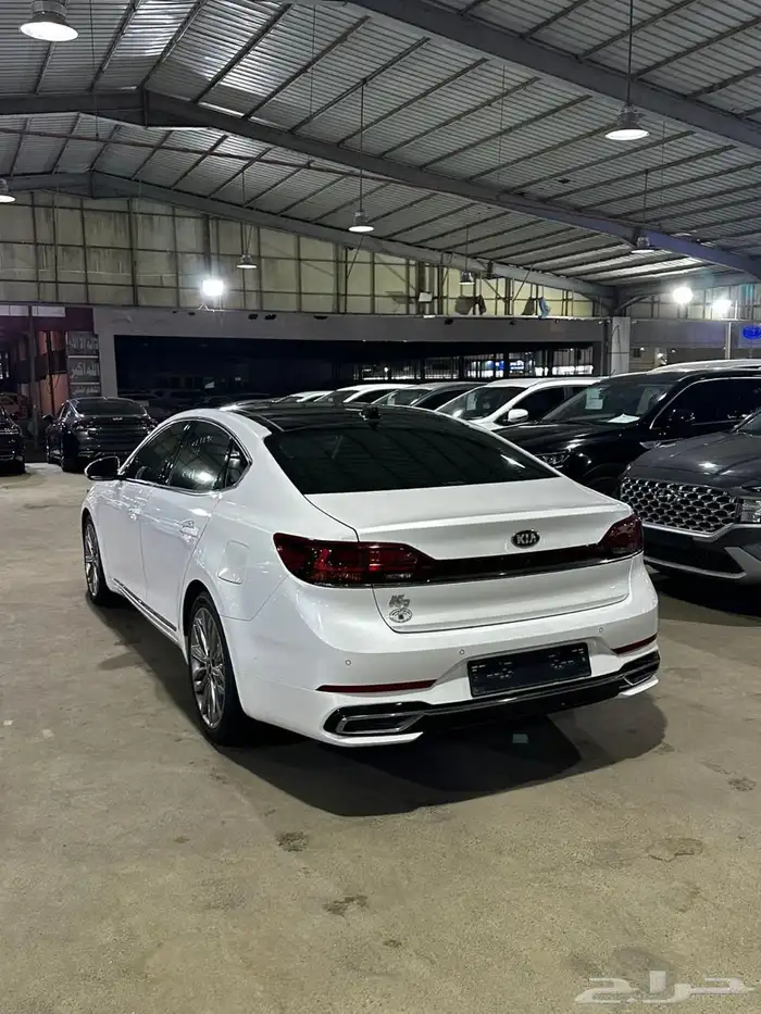 كيا كادينزا ابيض 2021 بنزين بطاقة جمركية وارد كوريا 4