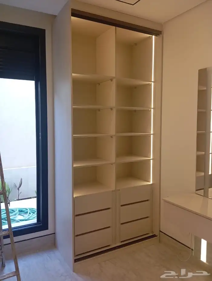 تفصيل الخزائن والدواليب و مزايا فن استغلال المساحة والزوايه 4