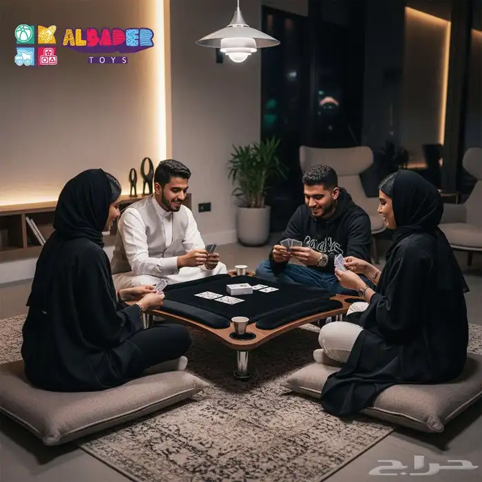 طاولات بلوت بعدة مقاسات - طاوله لعب بلوت مع جرس تفاعلي 22