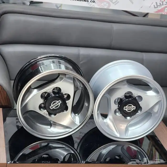 جنوط نيسان فتك مقاس 16 مروحه سمبوسه ( جديد ) 3