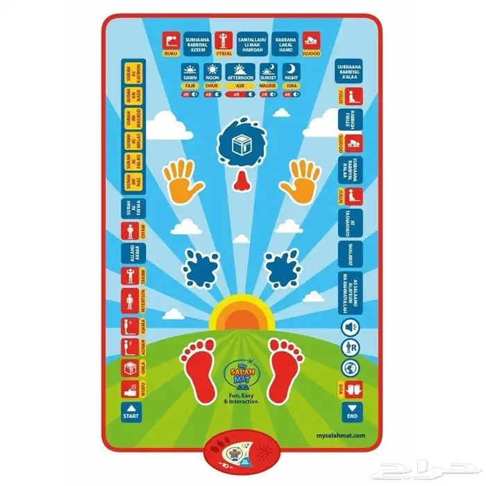 سجادة تعليم الصلاة للأطفال - سجاده الصلاه التعليمية 1