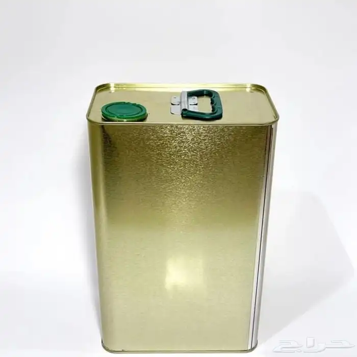 علب زيت معدنية مع غطاء 4