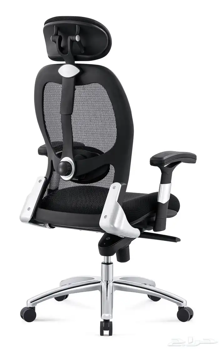 كرسي دوار جلد مكتبي بينتلي و شبك متحرك 7