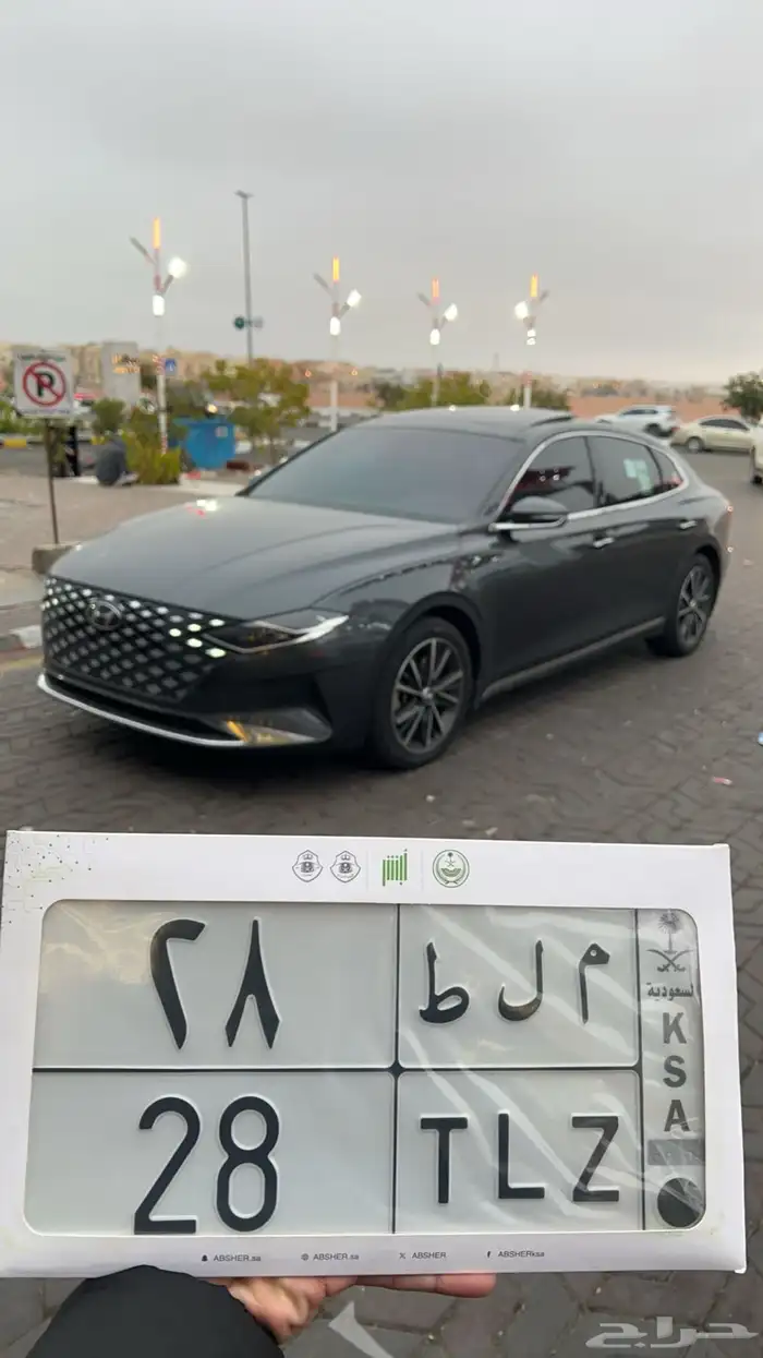 للبيع لوحه مميزه م ل ط 28 2