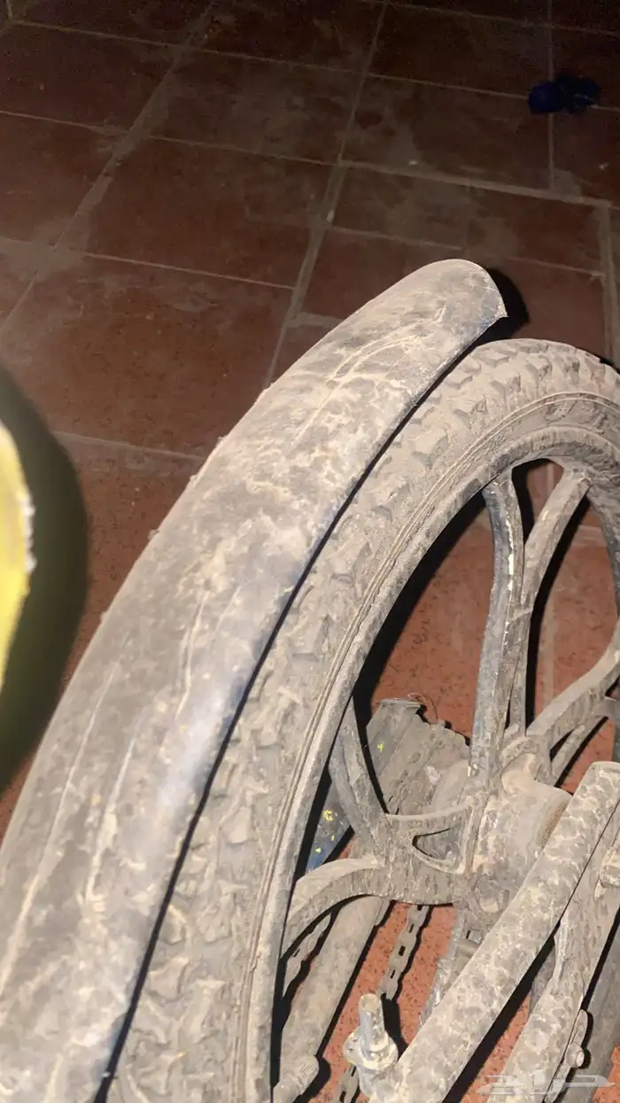 سلام عليكم ي شباب السيكل نضيف بس مفي جنط أمامي 5