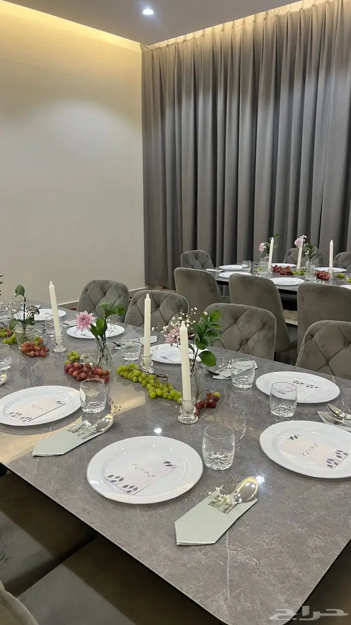 ايجار كوش و تنسيق طاولات طعام 3