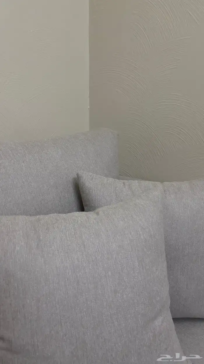 كنب رمادي جديد نظيف لم يستعمل 1