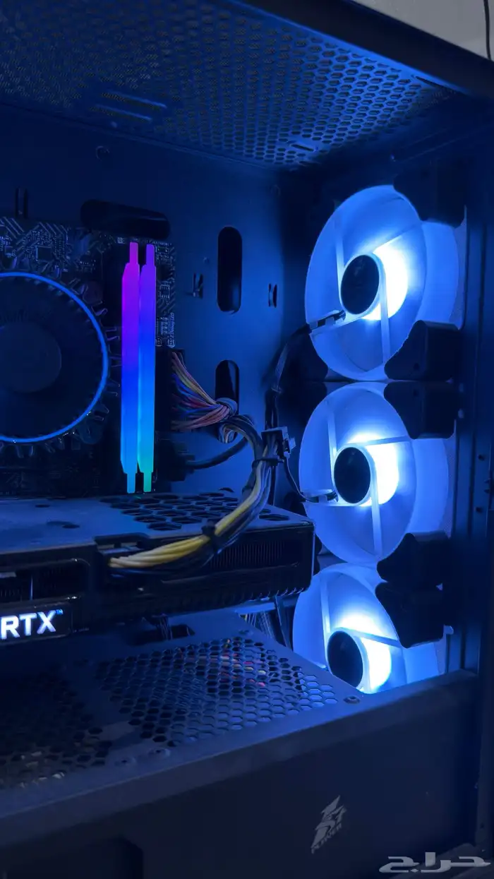بي سي قيمنق بمعالج i5-12400 وكرت RTX 3050 رام 16GB 3