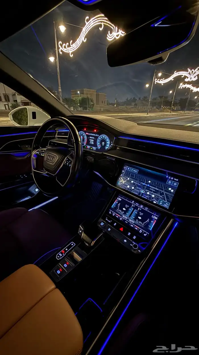 Audi A8L 2021 مالك اول تحت ضمان الوكالة 10