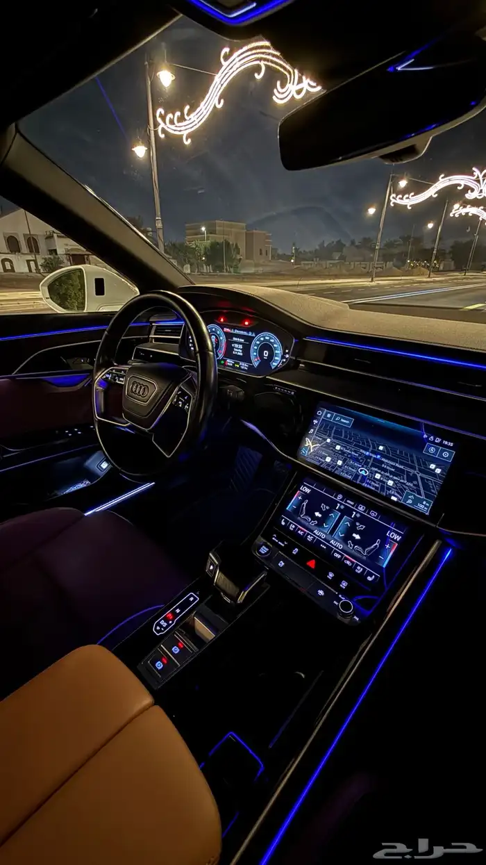 Audi A8L 2021 مالك اول تحت ضمان الوكالة 9