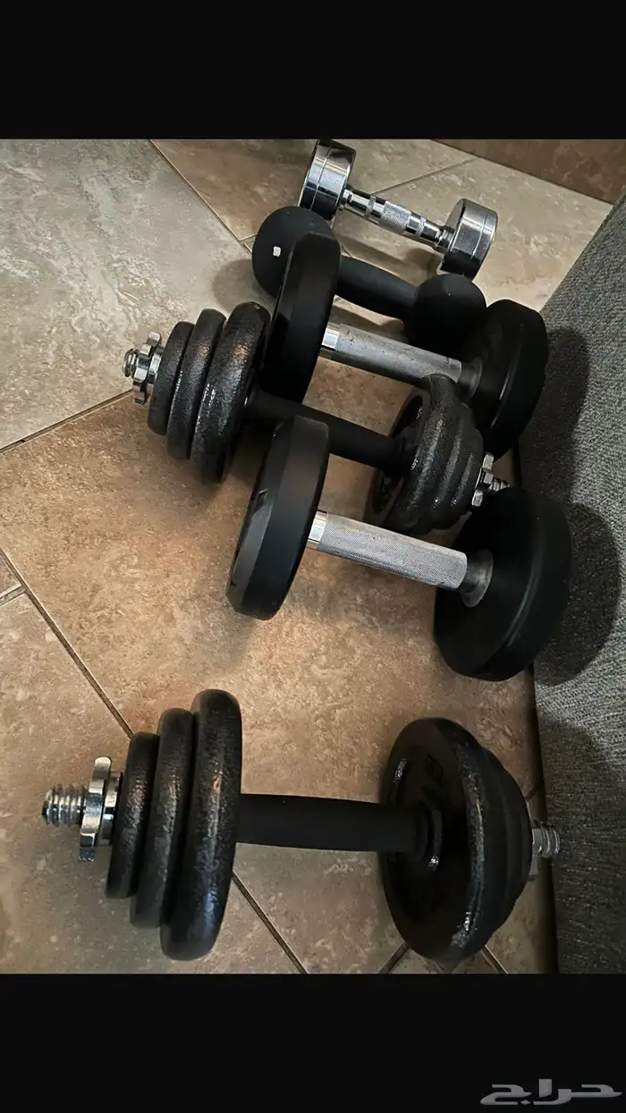 مرمى سلة وكرات اوزان حديد(دامبل) 1