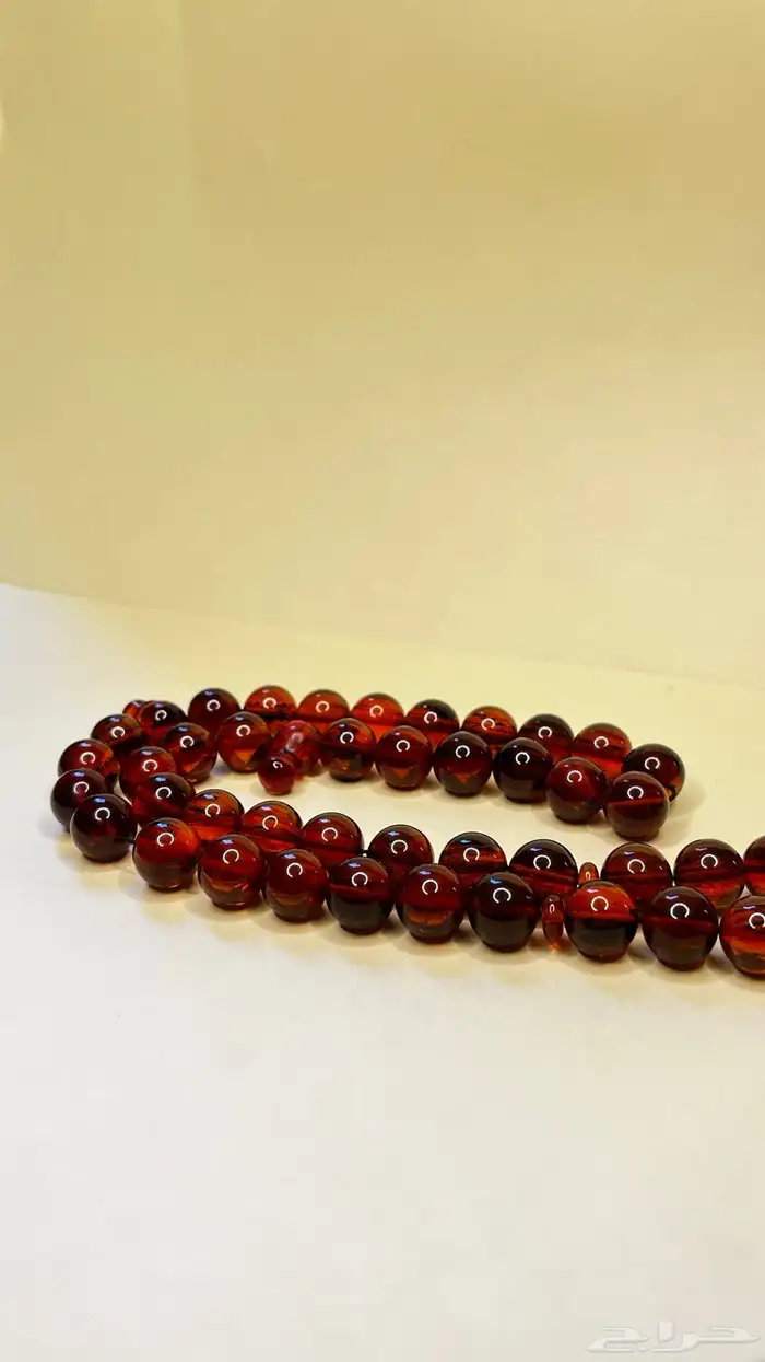 فاتوران الماني بني شفاف شاهد وكبوس45 خرزة 3