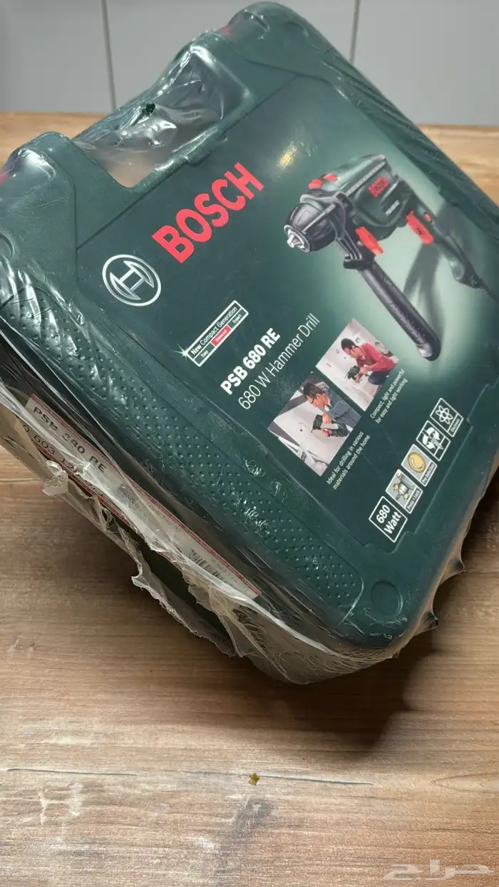 دريل بوش جديد لم يستخدم مع ملحقاته 1