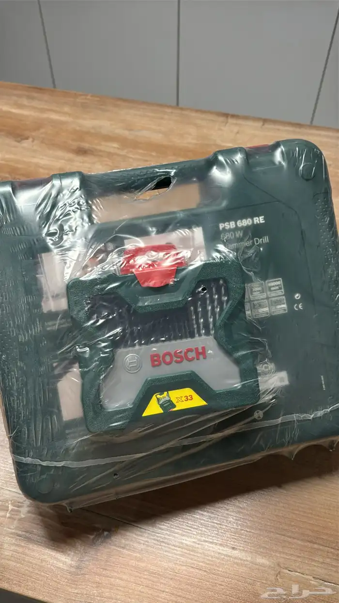 دريل بوش جديد لم يستخدم مع ملحقاته 2