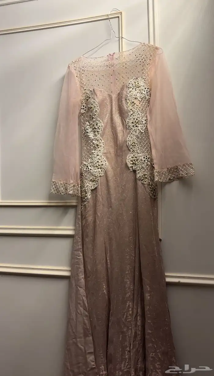 فستان بيبي بينك انيق ساتر 100 ريال. 1