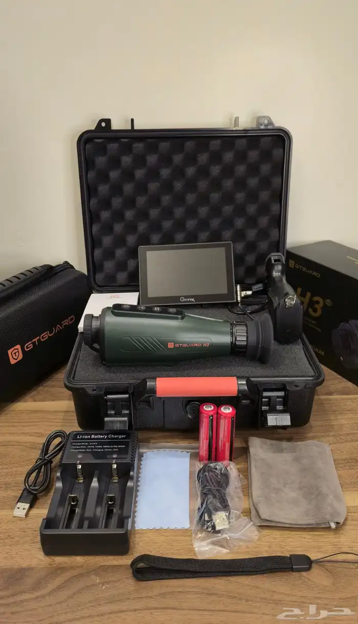 منظار حراري مطور برؤية متعددة دقة فائقة للتسجيل مع شاشة عرض 11