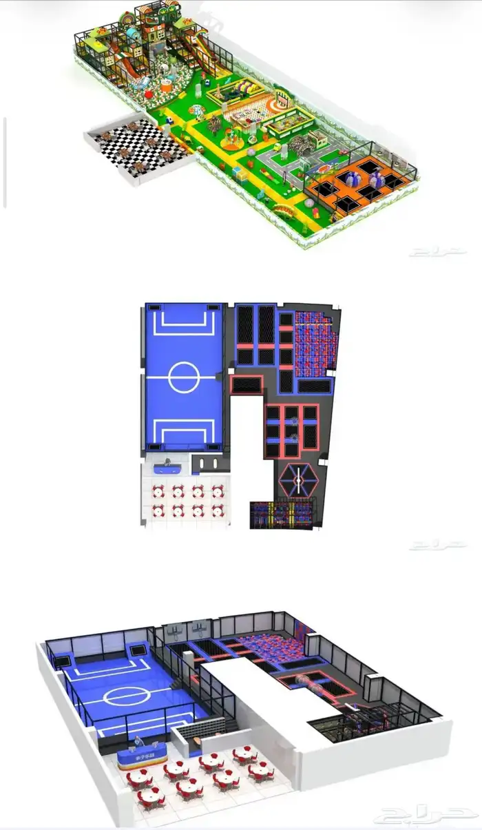 تجهيز صاله العاب تركيب العاب قطع غيار العاب مشدات ترمبولين 15