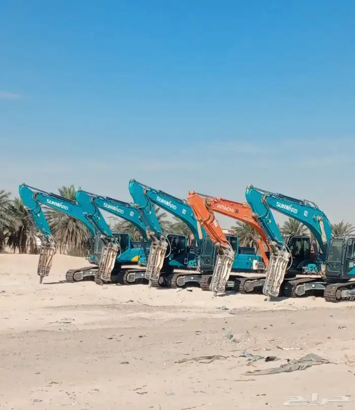 excavator rental بوكلينات للايجار 0